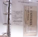 1828-1878, Collection sur la Taxation des imprimés sur +100 pages d'exposition, (la collection a été remaniée plusieurs fois et des pages changées), très bien expliquées, à