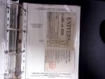 1828-1878, Collection sur la Taxation des imprimés sur +100 pages d'exposition, (la collection a été remaniée plusieurs fois et des pages changées), très bien expliquées, à