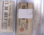 1828-1878, Collection sur la Taxation des imprimés sur +100 pages d'exposition, (la collection a été remaniée plusieurs fois et des pages changées), très bien expliquées, à