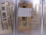 1828-1878, Collection sur la Taxation des imprimés sur +100 pages d'exposition, (la collection a été remaniée plusieurs fois et des pages changées), très bien expliquées, à