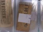 1828-1878, Collection sur la Taxation des imprimés sur +100 pages d'exposition, (la collection a été remaniée plusieurs fois et des pages changées), très bien expliquées, à