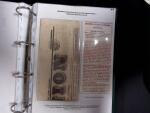 1828-1878, Collection sur la Taxation des imprimés sur +100 pages d'exposition, (la collection a été remaniée plusieurs fois et des pages changées), très bien expliquées, à