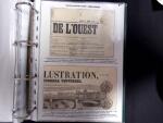 1828-1878, Collection sur la Taxation des imprimés sur +100 pages d'exposition, (la collection a été remaniée plusieurs fois et des pages changées), très bien expliquées, à