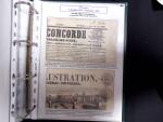 1828-1878, Collection sur la Taxation des imprimés sur +100 pages d'exposition, (la collection a été remaniée plusieurs fois et des pages changées), très bien expliquées, à