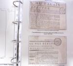 1828-1878, Collection sur la Taxation des imprimés sur +100 pages d'exposition, (la collection a été remaniée plusieurs fois et des pages changées), très bien expliquées, à