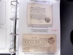 1828-1878, Collection sur la Taxation des imprimés sur +100 pages d'exposition, (la collection a été remaniée plusieurs fois et des pages changées), très bien expliquées, à