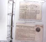 1828-1878, Collection sur la Taxation des imprimés sur +100 pages d'exposition, (la collection a été remaniée plusieurs fois et des pages changées), très bien expliquées, à