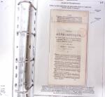 1828-1878, Collection sur la Taxation des imprimés sur +100 pages d'exposition, (la collection a été remaniée plusieurs fois et des pages changées), très bien expliquées, à