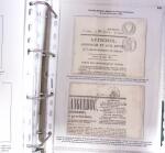 1828-1878, Collection sur la Taxation des imprimés sur +100 pages d'exposition, (la collection a été remaniée plusieurs fois et des pages changées), très bien expliquées, à