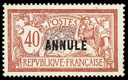 N°119-CI 1 40c rouge et bleu type Merson, neuf **