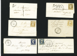 GENLIS 1840-1878, Lot de 18 lettres au départ de l'arrondissement