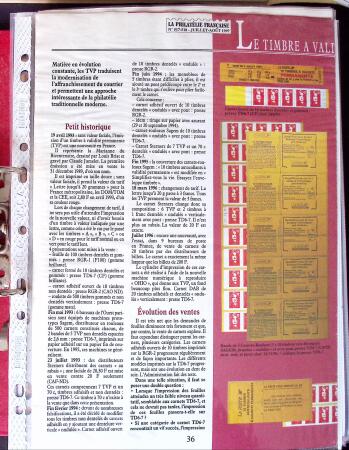 Collection de TVP Briat rouges plupart autocollants