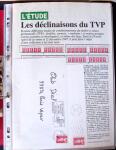 Collection de TVP Briat rouges plupart autocollants
