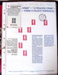 Collection de TVP Briat rouges plupart autocollants