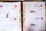 Collection de TVP Briat rouges plupart autocollants