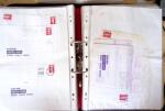 Collection de TVP Briat rouges plupart autocollants