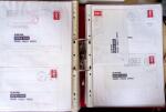 Collection de TVP Briat rouges plupart autocollants
