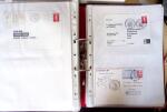 Collection de TVP Briat rouges plupart autocollants
