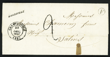Cursive "Bonnevaux" ("24" limé) + T14 Champagnole