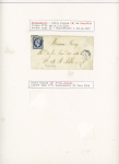 3 chemises contenant des lettres classiques du dep du Nord (Estaires, Hondschoote, Masnières) + 2 journaux de Lille avec timbres fiscaux humides) + lot de lettres avec ambulants du Nord