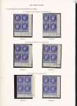 N°374, 2F25 Outremer et n°487, 2 épreuves de luxe + un ensemble de blocs de 4 coin daté et de variétés dont raccord. TB