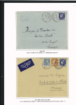 26 plis AFF n°372, 1F75 bleu et 486 dont n°372 OBL grand CAD "Paris RP affranchissements-avion" (3.2.1938 - 2ème jour de vente du timbre). TB