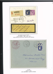26 plis AFF n°372, 1F75 bleu et 486 dont n°372 OBL grand CAD "Paris RP affranchissements-avion" (3.2.1938 - 2ème jour de vente du timbre). TB