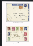 26 plis AFF n°372, 1F75 bleu et 486 dont n°372 OBL grand CAD "Paris RP affranchissements-avion" (3.2.1938 - 2ème jour de vente du timbre). TB