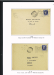 26 plis AFF n°372, 1F75 bleu et 486 dont n°372 OBL grand CAD "Paris RP affranchissements-avion" (3.2.1938 - 2ème jour de vente du timbre). TB