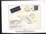 N°372 et 486, 15 lettres pour l'étranger dont poste aérienne et n°369 + 372 perforés sur lettre à en-tête Emile Toulemonde et fils Roubaix". TB