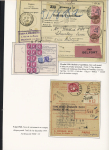 Bon lot de 18 plis à base du n°373 dont carte lettre recommandée 1F Pétain + n°373 annulés "AR" encadré, n°373 en paire OBL Annecy (1939) sur lettre par avion pour Haïphong, n°373 OBL Toulon (1941) sur lettre a