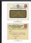 42 lettres à base du n°373 dont une lettre par avion taxée aux USA. TB