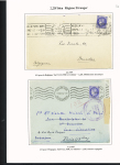 8 lettres à base du n°374 dont destinations intéressantes