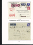 8 lettres à base du n°374 dont destinations intéressantes