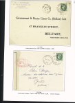 38 plis à base du n°375, 2F50 vert dont carte postale par avion pour Saïgon (1939), lettres par avion pour Nouméa et pour Batavia (Indes néerlandaises), perforés Emile Toulemonde (Roubaix). TB