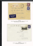17 lettres à base du n°375A dont destinations étrangères. TB