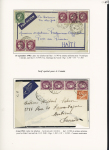 17 plis à base du n°376, 3F lilas-rose dont lettre recommandée à l'intérieur de la Gironde (ZO et ZNO) avec griffe "inadmis", env perforée système Soleau pour dépôt de brevets, papier d'affaires recommandé, des