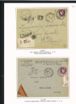 39 plis à base du n°376 dont destinations (Indochine, Nouvelle-Calédonie dont 1 lettre pour Saïgon 1941 saisie puis libérée en 1946), la Martinique (vers porte-avions Béarn). Beau lot