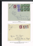 39 plis à base du n°376 dont destinations (Indochine, Nouvelle-Calédonie dont 1 lettre pour Saïgon 1941 saisie puis libérée en 1946), la Martinique (vers porte-avions Béarn). Beau lot