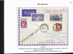 39 plis à base du n°376 dont destinations (Indochine, Nouvelle-Calédonie dont 1 lettre pour Saïgon 1941 saisie puis libérée en 1946), la Martinique (vers porte-avions Béarn). Beau lot