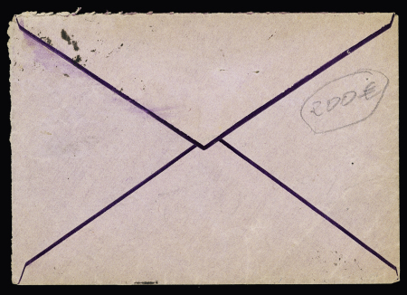 N°140, faux grossier fabriqué en Algérie, OBL CAD "Aïn Temouchent Oran" (1921 sur lettre pour Paris. TB