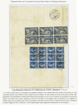 N°140, bloc de 12 + n°123, 5F Merson, bloc de 6 OBL CAD télégraphique allemand "Dusseldorf TA a" (1923) sur long télégramme pendant l'occupation française en Allemagne (texte intéressant sur l'attitude des Allema