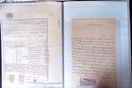 L'EMPIRE OTTOMAN: 36 DOCUMENTS FISCAUX D'EXCEPTION dont droits perçus pour la construction du HEJAZ RAILWAYS (chemin de fer du Hedjaz- ouverture en 1908 sur 1320 kms ligne à voie étroite qui reliait Damas à Médine,