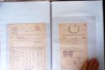 L'EMPIRE OTTOMAN: 36 DOCUMENTS FISCAUX D'EXCEPTION dont droits perçus pour la construction du HEJAZ RAILWAYS (chemin de fer du Hedjaz- ouverture en 1908 sur 1320 kms ligne à voie étroite qui reliait Damas à Médine,