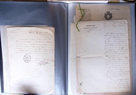 DOSSIER COMTE CHARLES DE LA VARENNE : Major de l'Armée