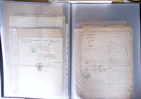 DOSSIER COMTE CHARLES DE LA VARENNE : Major de l'Armée