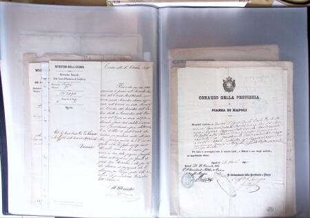 DOSSIER COMTE CHARLES DE LA VARENNE : Major de l'Armée