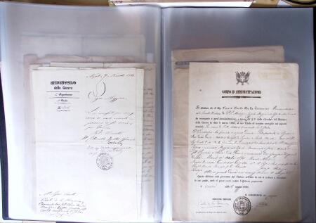 DOSSIER COMTE CHARLES DE LA VARENNE : Major de l'Armée
