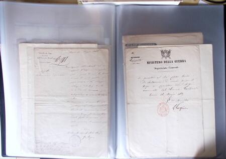 DOSSIER COMTE CHARLES DE LA VARENNE : Major de l'Armée