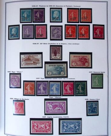1849-2003 Remarquable collection de France, pratiquement